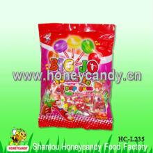 14g Big Jo Whistle Lollipop With Bubble Gum Filling