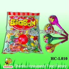 21g Whistle Hard Candy Bubble Gum Lollipop