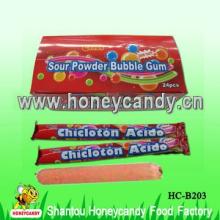 Sour Powder Bubble Gum