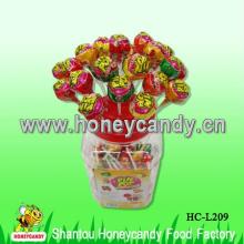 21g Bubble Gum Filled Lollipop