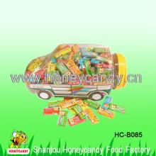 Car Jar Bubble Gum with Tattoo