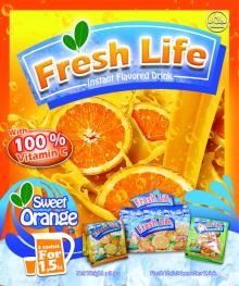 FRESH LIFE INSTANT POWDER FRUIT JUICE