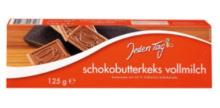 Jeden Tag Choco biscuits with milk chocolate 125g