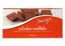 Jeden Tag Choco wafers with milk chocolate 175g