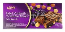Chocolate Bar with whole Nuts and raisins 200g - made in Germany