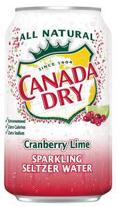Canada  Dry  Cranberry  Lime  Seltzer Water