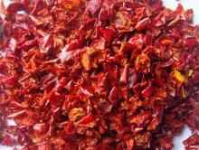 Organic dehydrated red bell pepper