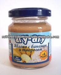 100g Apple and Banana Sugar-Free Puree with Quark