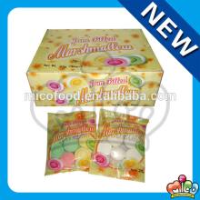 colored fruit jam filled marshmallow