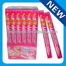 Bubble gum with sour powder