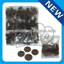  mini  round  chocolate  biscuits