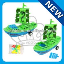 pull back sailing boat toys plastic sail boat toys