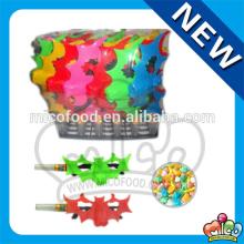 plastic toy  bat  glasses with candy