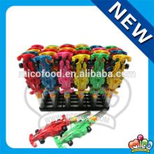 plastic  racing   car   toy  candy