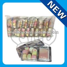 halal marshmallow  candy  with  jam  ( strawberry )