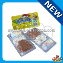 chocolate biscuit with twist marshmallow