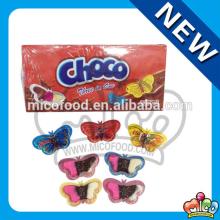 3 colors mini butterfly chocolate biscuit