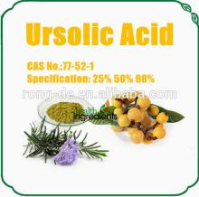 Factory supplies 100% natural ursolic Acid powder