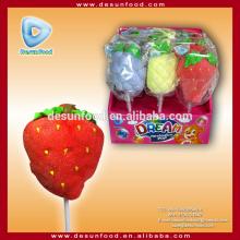 Halal fruit marshmallow lollipop candy