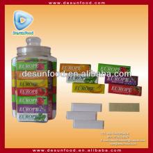 Stick chewing gum in storage Jar