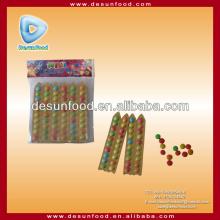Mini rocket shape chocolate bean candy