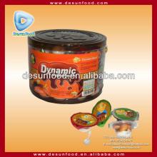Chocolate cup with biscuit