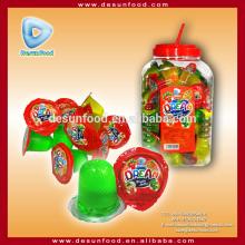 Fruit Jelly cup in jar