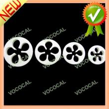 4 x Fondant Cake Decorating Tools Rose Shape