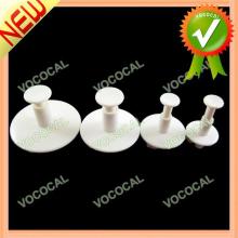 4 x Cake Decorating Equipment Flower Shape