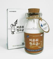 Imja Island's Natural Sun-dried Sea Salt (150g glass - Fine Salt)