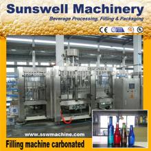 red wine bottling line