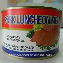 Nice Flavor 397g Canned Pork Luncheon Meat in Round Tin