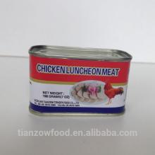 198g canned chicken luncheon meat in rectangular tin