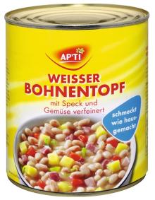 AP'TI White beans pot with bacon and vegetables