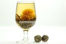 Hua Kai Fu Gui (Jasmine peach green blooming tea, RMT-BMG023) EU STANDARD Blooing Tea