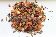 Chinese fruit infusion blended with sencha, fruit blending