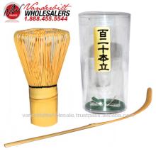 Matcha Natural  Japanese  Bamboo Whisk & Spoon  Set 