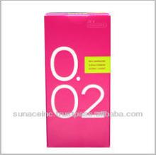 0.02 Urethane condoms (Made in Japan)