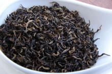 keemun black tea in natural plantation of china