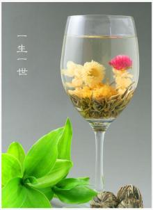 flower fairy blooming tea, dancing flower tea, organic beatiful artist flower handmade tea.