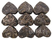 Heart shape puer tea,unfermented