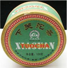 2008 Pu-erh Tea Xiaguan Tuocha (Green) Grade-A Raw Puer Tuocha