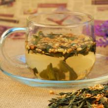 Japanese Tea Bag ,Genmaicha (Sencha with Roasted Brown Rice) with Matcha powder