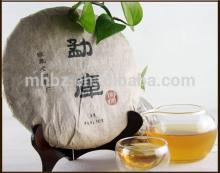 Dry compressed puerh uncooked tea