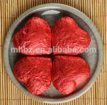 Heart shaped Puerh tuocha  tea s in ripe style