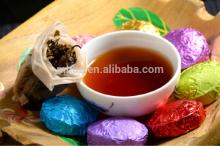 Rose flower blended ripe puer tea