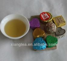 Heart shape Mini Pu-Er tea/green tea/black tea