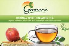 Organic apple cinnamon tea