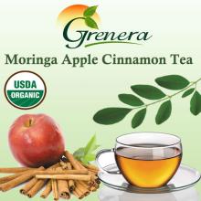 Organic Moringa Apple Cinnamon Tea for Hot Sale