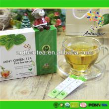 Health Pure Extract Fat burning Instant Mint Green Tea Powder